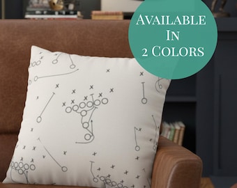 Sport pillow cover for football room decor boy sport throw pillow nursery football bedding football pillow for teen boy gift idea dorm decor