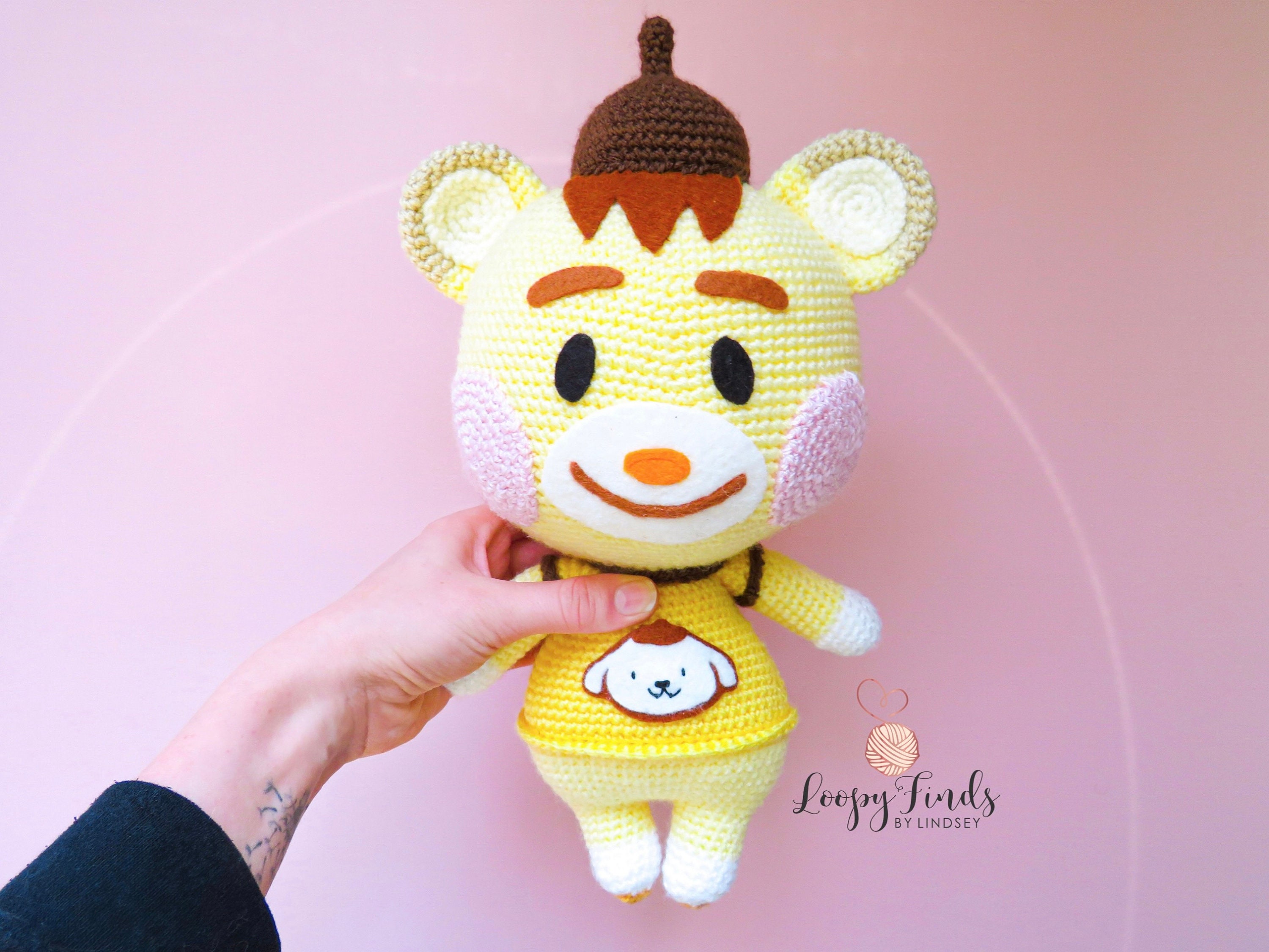 Marty Animal Crossing Stuffed Toy Amigurumi | Etsy