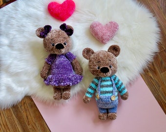 Love Bears - Valentine Bears Stuffed Toy Amigurumi