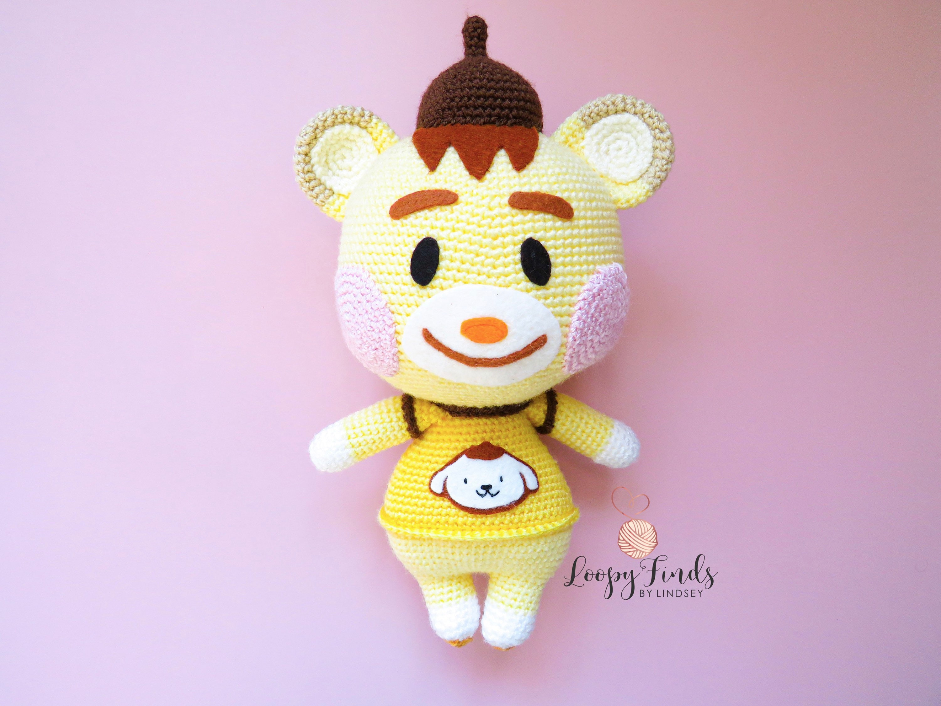 Marty Animal Crossing Stuffed Toy Amigurumi Etsy