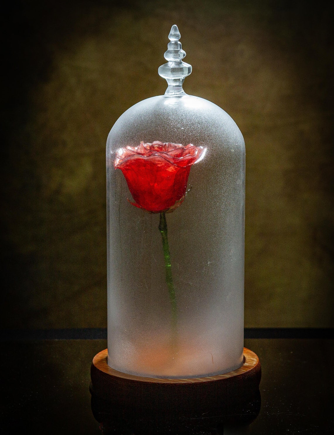 Beauty and the Beast Inspired Rose in a Jar Etsy