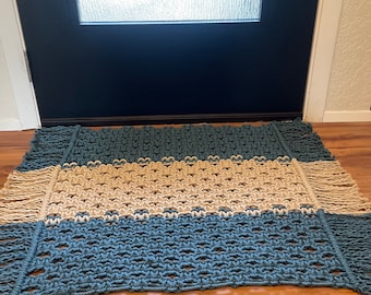 Macrame Accent Rug