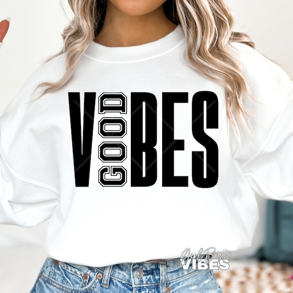 Good Vibes SVG, Good Vibes Only svg, png, dxf, cut file