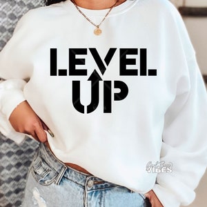 Level Up SVG, Grind, Imprenditore SVG, Hustle SVG, png, dxf, file di taglio