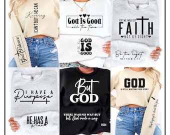 Christian Sleeve SVG Bundle: Religious Shirt Designs (Digital Download)