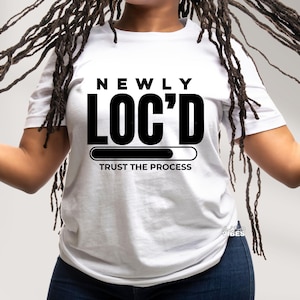 Newly Loc&#39;d Trust The Process SVG, Locs svg png, Locd svg, Dreadlocks svg