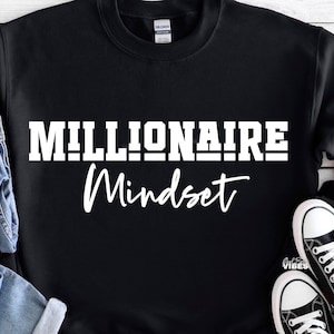 Millionaire Mindset SVG PNG DXF File