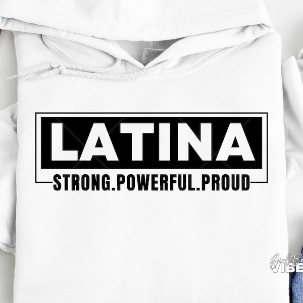 Latina svg, Empowered Latina Woman, Mexican svg, Spanish svg, Latina png, dxf, cut file