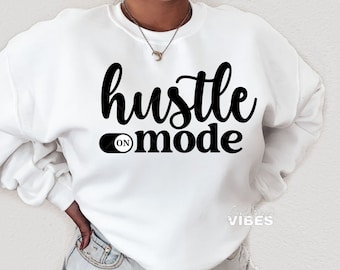 Hustle SVG, Boss Babe, motivant png, dxf, fichier coupé