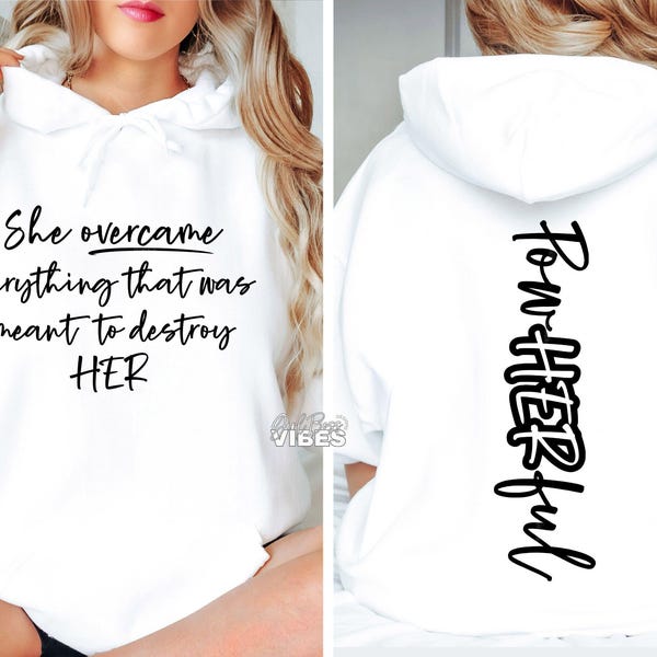 PowHERful SVG: Women Empowerment Cut File (PNG, DXF)