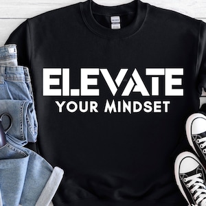 Verbeter je mentaliteit SVG PNG, succes svg, mindset svg, werk svg, baas, motiverende png, dxf, bestand knippen
