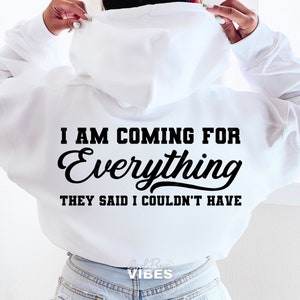 I'm Coming For Everything SVG, CEO svg, Hustle svg, Entrepreneur svg, png, dxf, cut file