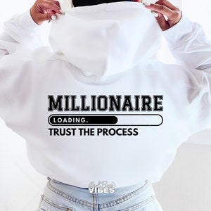 Caricamento milionario Trust The Process SVG, Grind, Hustle SVG, Money svg, Entrepreneur svg, png, dxf, file di taglio