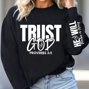Schrift SVG, mouw svg, christelijke svg, God svg, religieuze svg, Trust God svg, png, dxf, bestand knippen