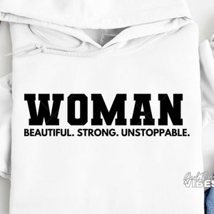 Strong Woman SVG, She Is, She Is Me, Beautiful, Strong svg, onstuitbare, inspirerende svg, positieve png, gesneden bestand