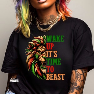 Motivación del rey negro PNG, diseño de sublimación DTF Png de Juneteenth de historia negra