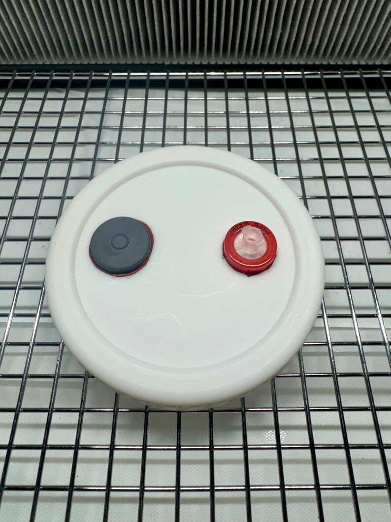 8x Myconook Autoclavable Modified Mushroom Grain Jar Lids Plastic Wide