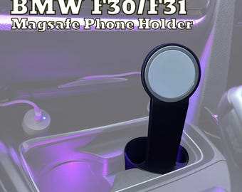 BMW Serie 3 F30/F31 - Supporto per telefono MagSafe - Elegante supporto per interni