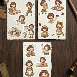 Willow Digital Planner Stickers | Cozy Autumn Printables Watercolor Style | Hygge Style Planning Decoration