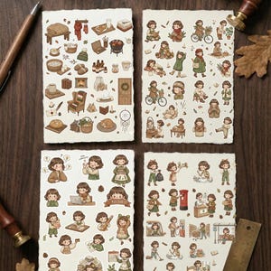 Cozy Winter Digital Planner Stickers: 82 Mega Bundle von Journaling Stickers (Instant Download PDF & PNG) | Hygge Ästhetik | Niedliches Briefpapier