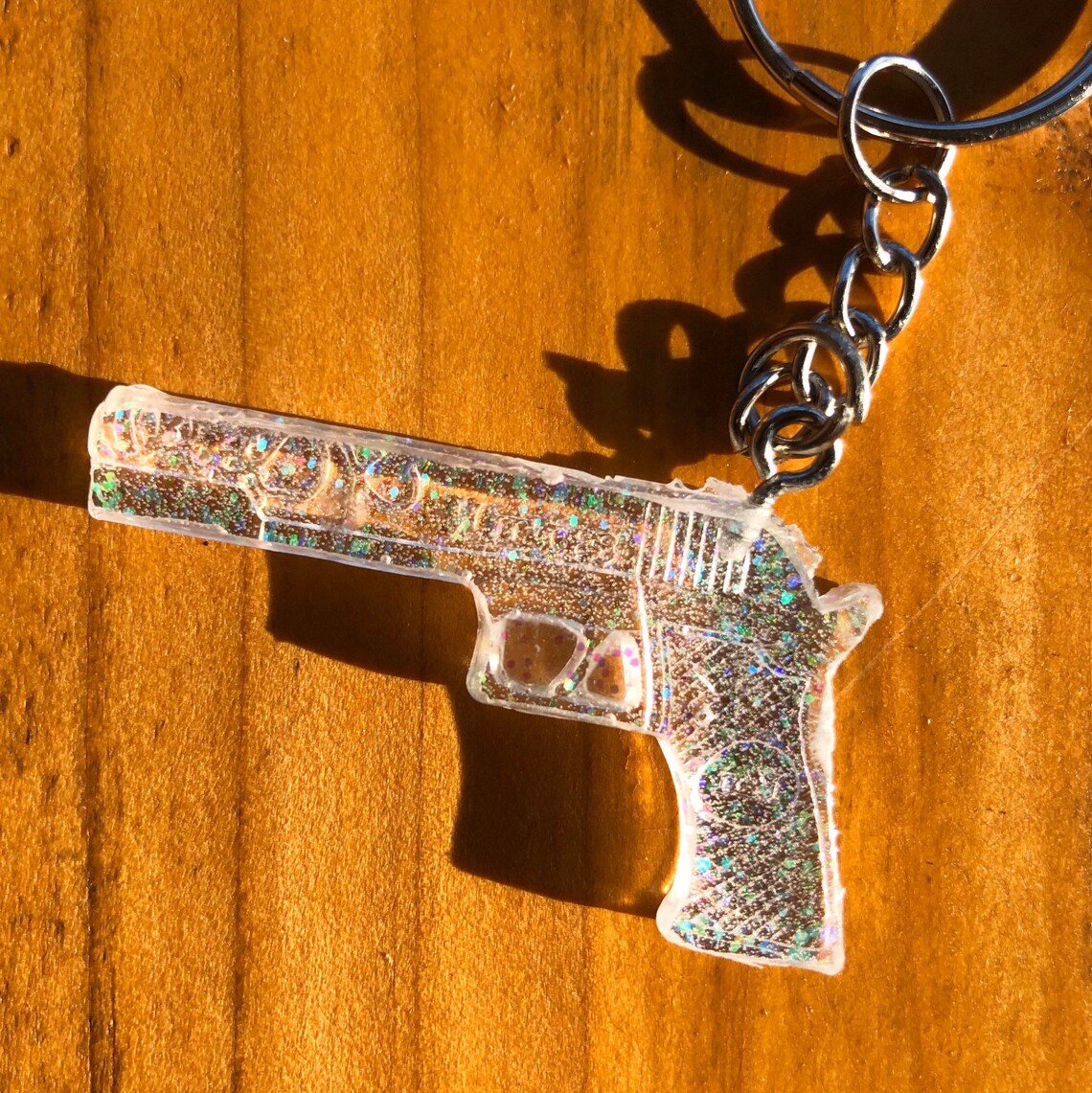 Mini gun keychain Etsy