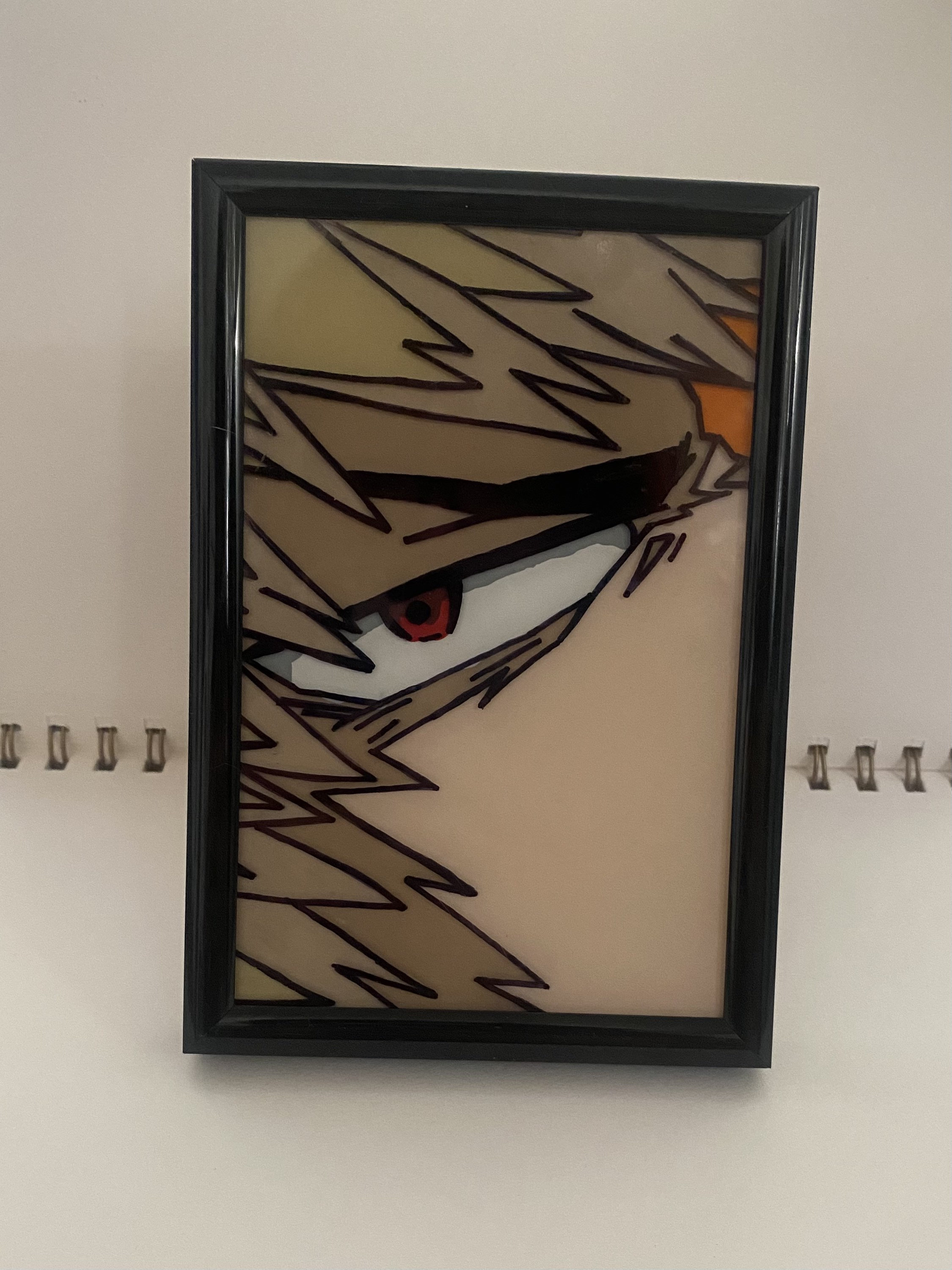 Anime Glass Painting Etsy