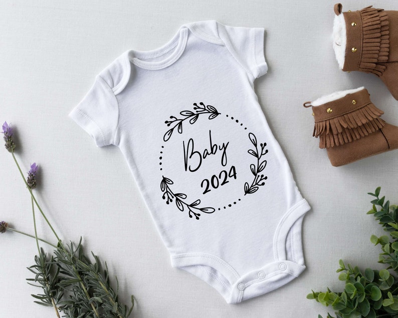 Baby 2024 Plotter File SVG PNG Announce Pregnancy Gift Baby Birth Announce Pregnancy With Baby