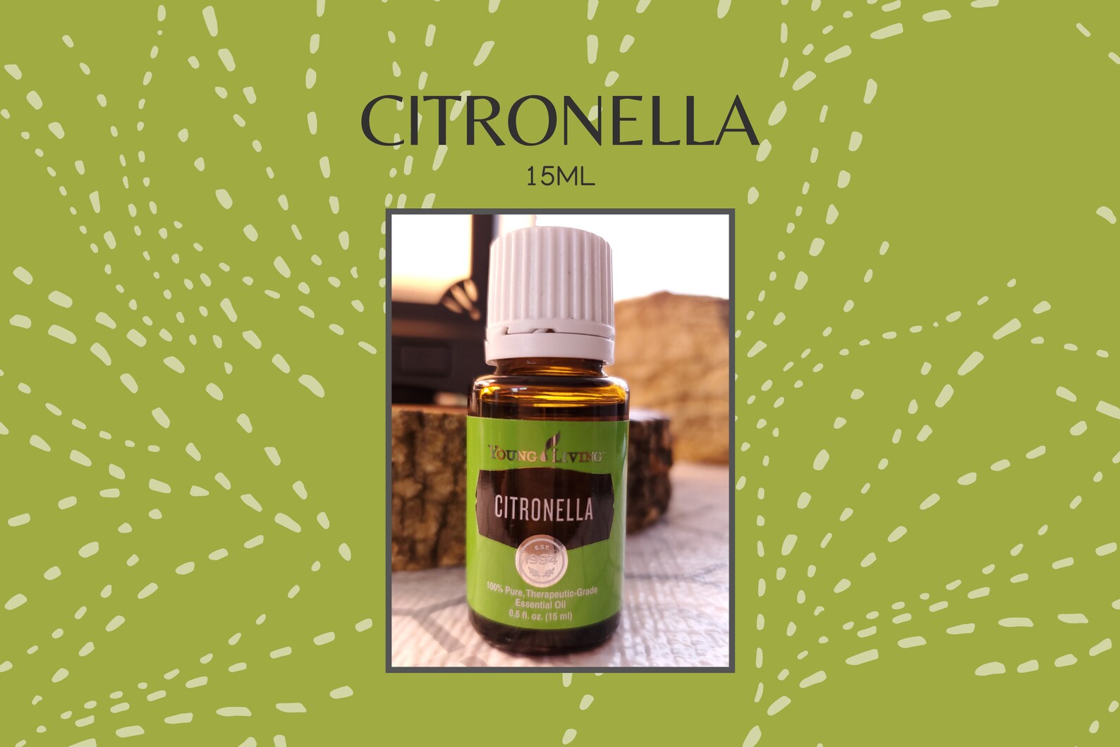 Citronella Essential Oil 15ml Young Living Etsy