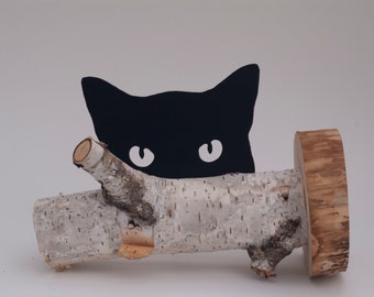 Black Cat | Garden Decor | Garden Ornament | Farmhouse Decor