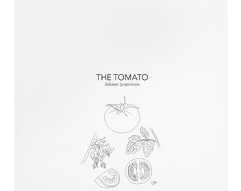 Tomato Plant Tea Towel