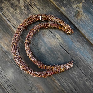 Simple Half Moon Wreath | Crescent Moon Wreath Base | Wreath DIY Base