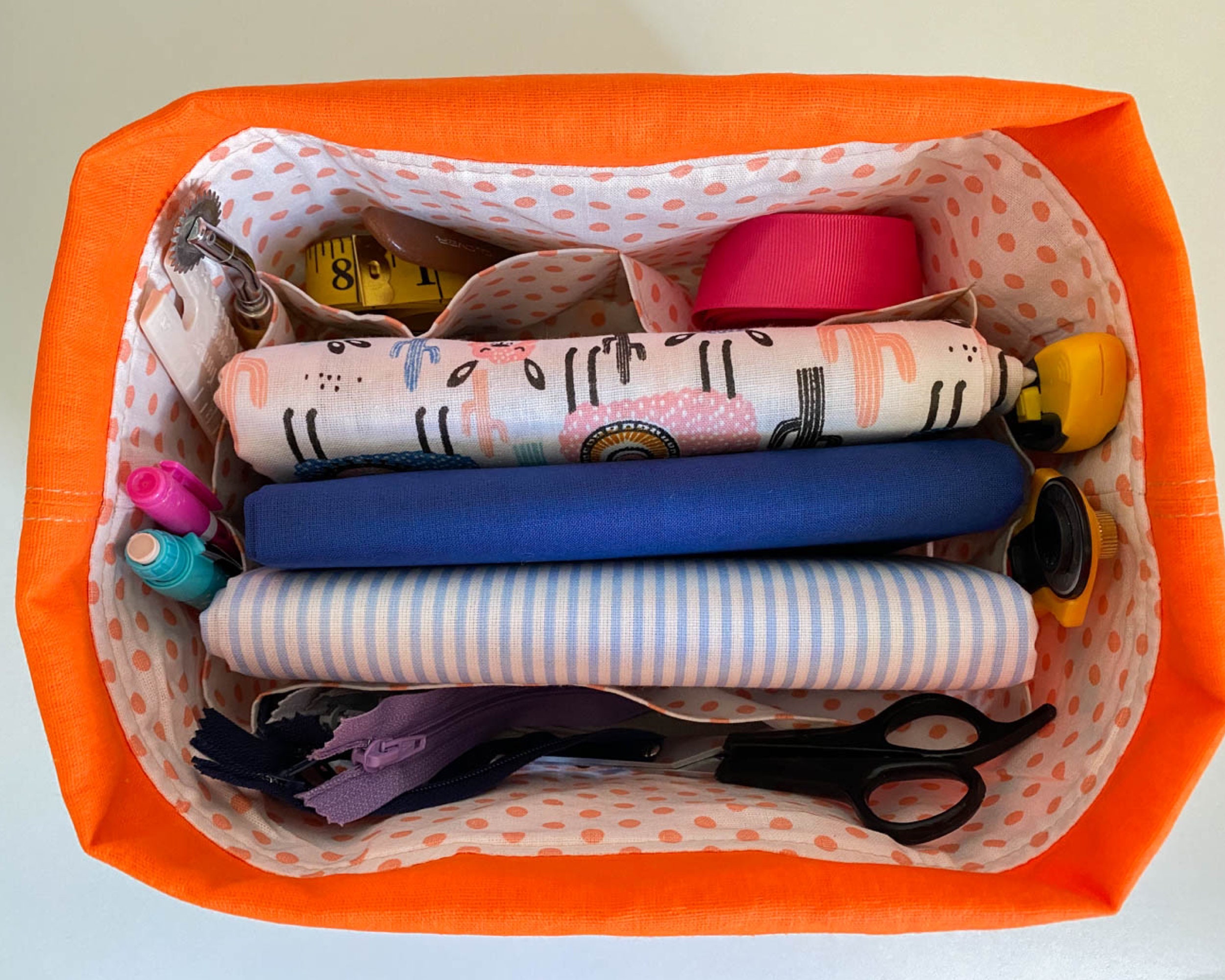 Knitting Project Bag Sewing PATTERN PDF Handbag 2 Sizes Etsy UK