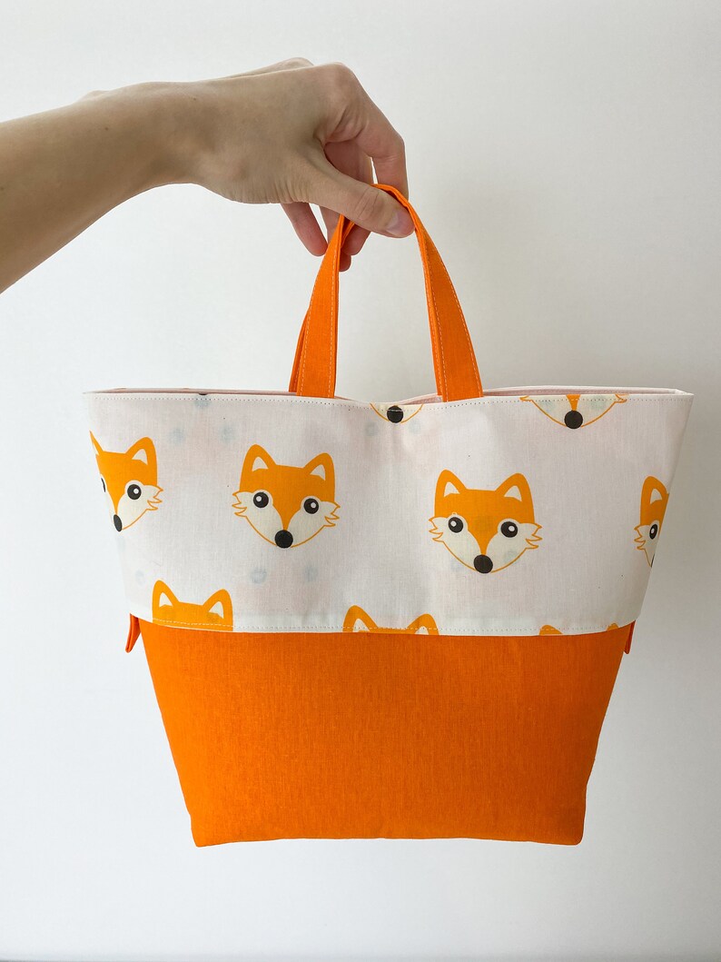 Knitting Project Bag Sewing PATTERN Slide Down Bag PDF Etsy