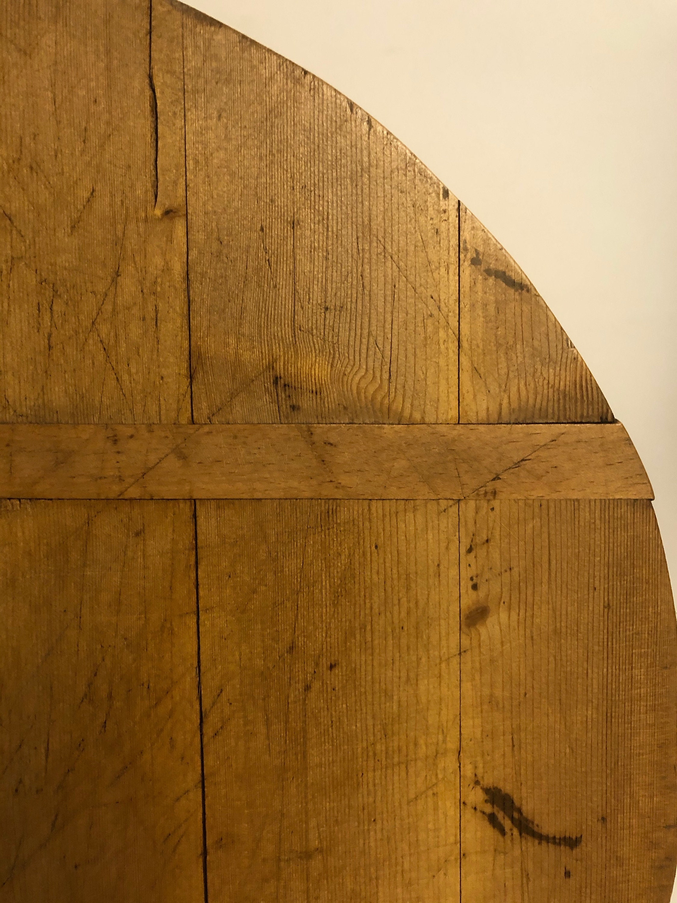 Frühes primitives großes rundes Brot/Teigbrett mit Latten | Etsy