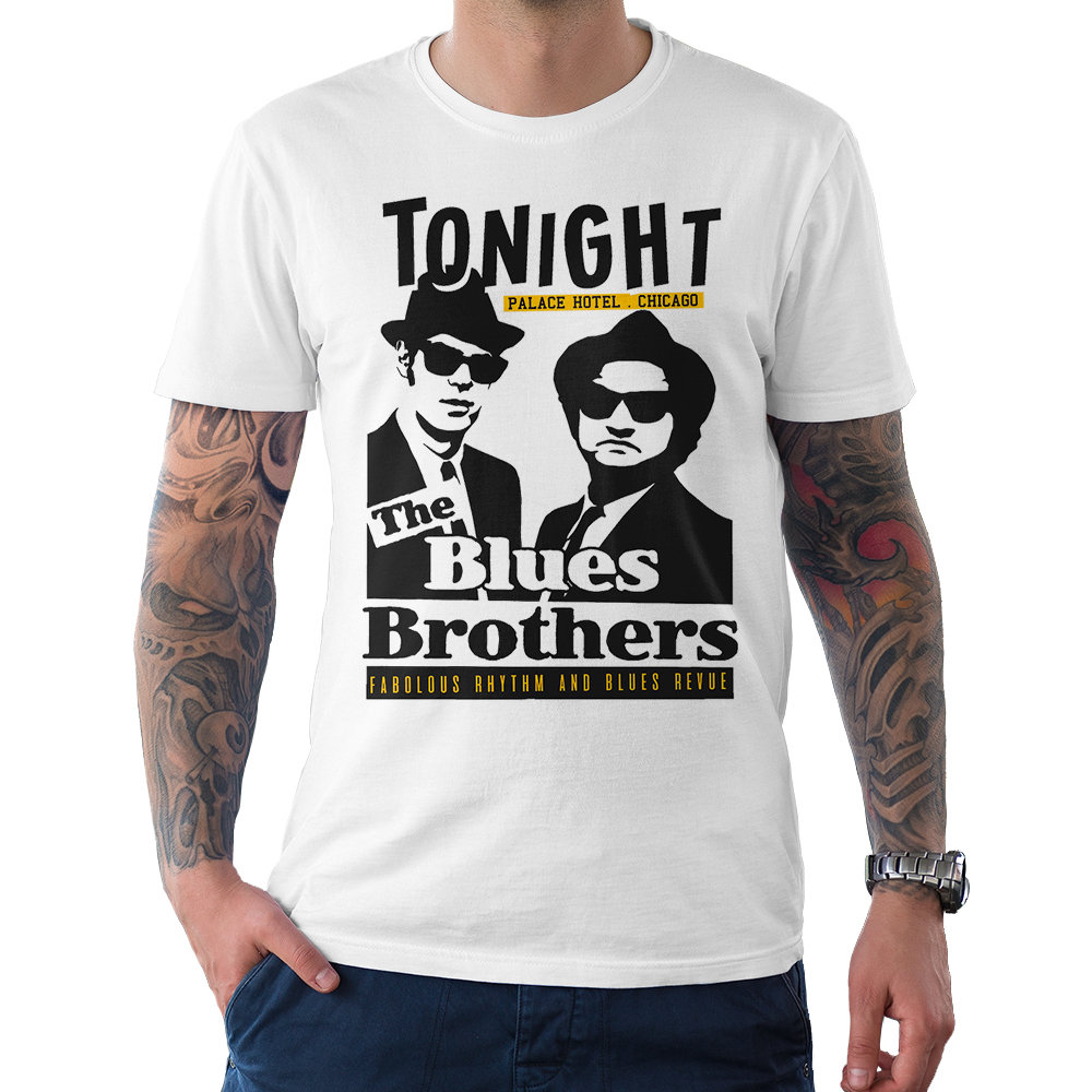 The Blues Brothers TShirt Premium Cotton Tee Men's Etsy
