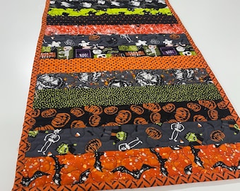 Quilted Halloween Table Runner