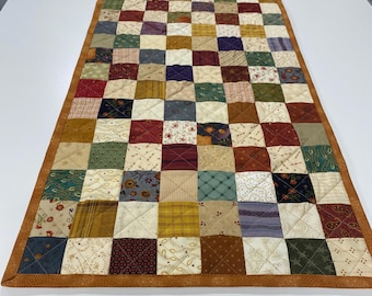 Quilted Autumn Fall Table Runner 15x46 Henry Glass Fabrics