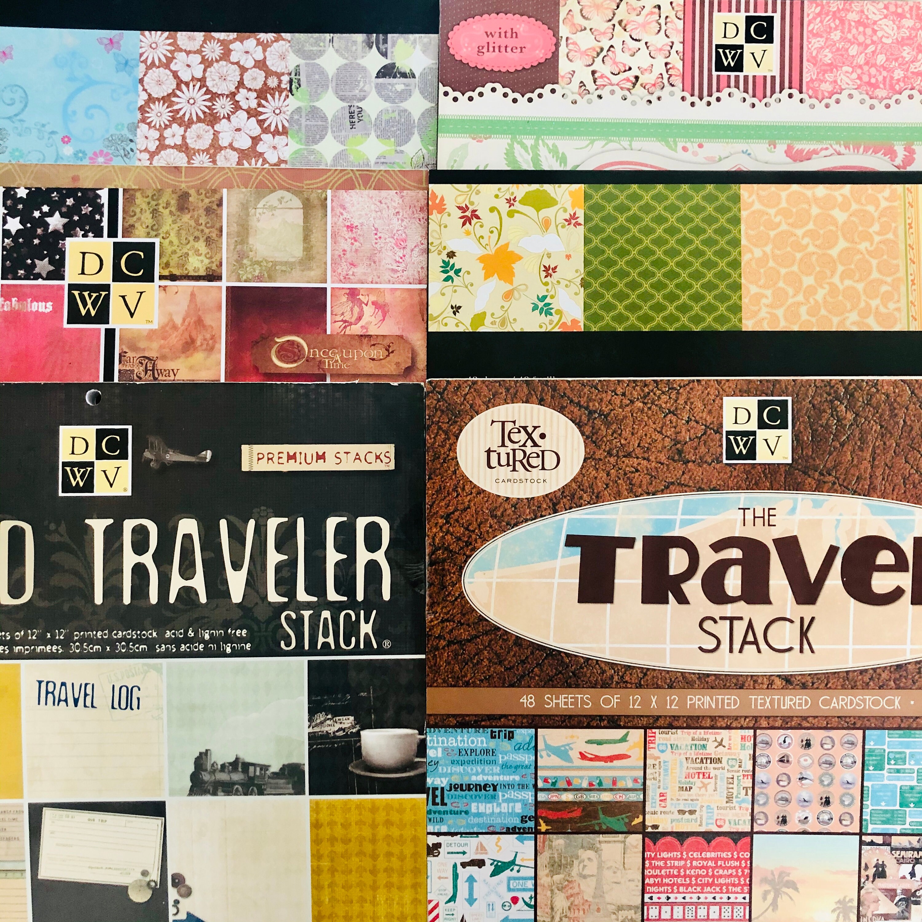 DCWV Cardstock Stacks Scrapbook Paper Sets Scrapbooking Etsy