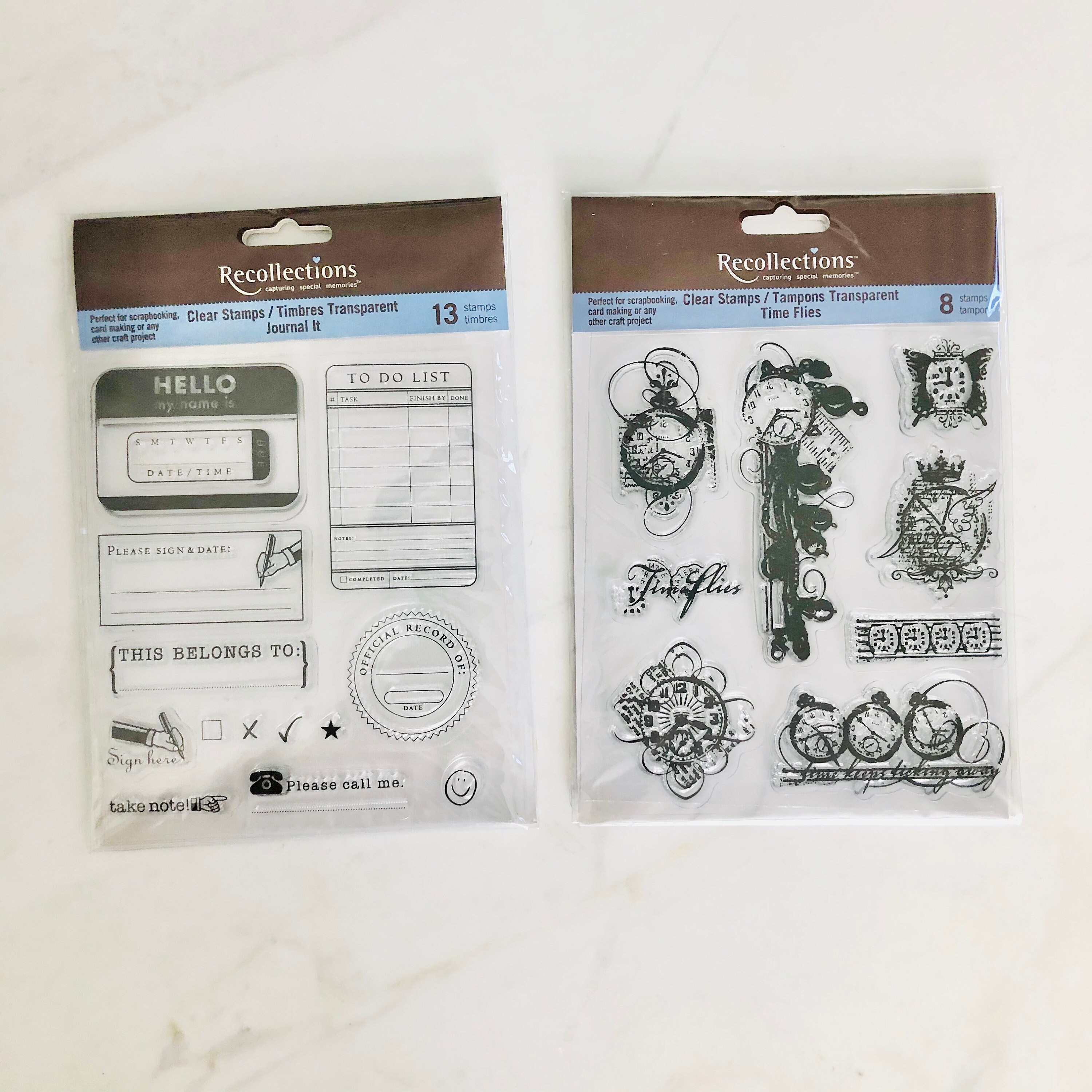 Recollections Stamp Sets Clear Stamps Stamps Scrapbooking Etsy