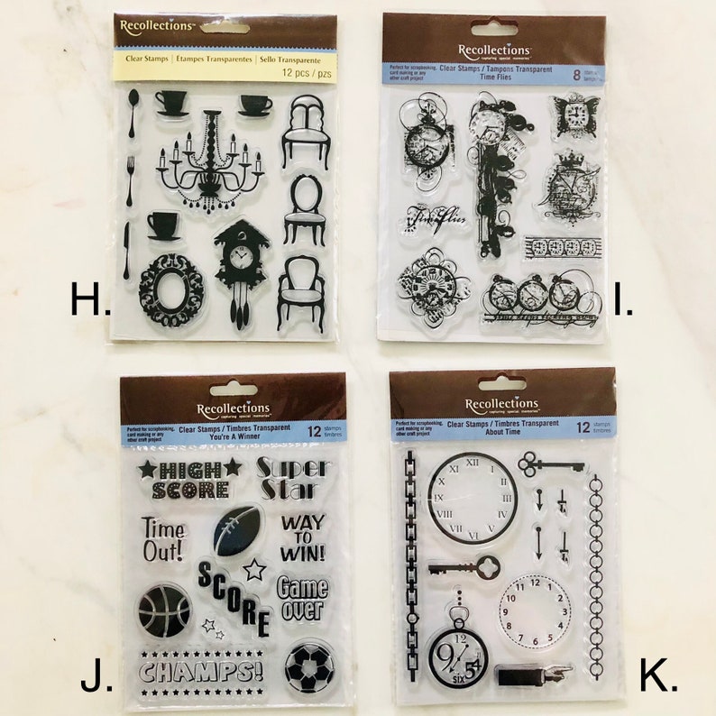 Recollections Stamp Sets, Clear Stamps, Stamps, Scrapbooking Supplies