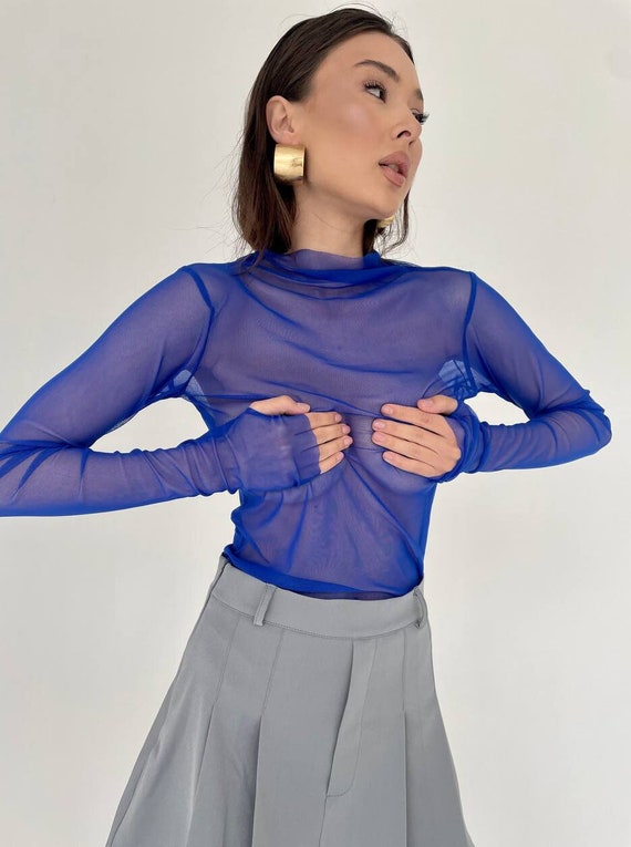 transparent blouses