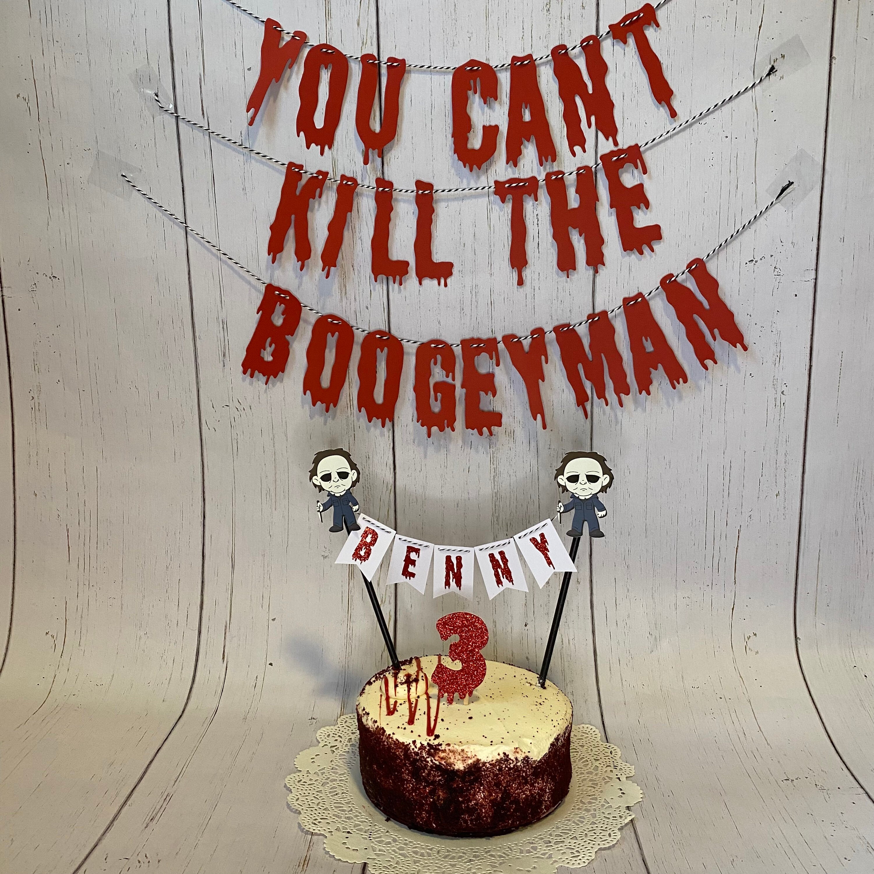 Have a Killer Birthday Party Decorations Kit Friday the 13th Themed  Birthday Banner Bloody Cake Topper Balloons for Horror Theme Halloween  Birthday