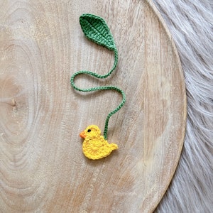 Chick and Leaf Umbilical Cord Tie % 100 Cotton Originals, Crocheted Umbilical Cord Tie, Photoshoot Accessories, Baby Gifts