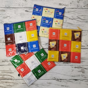 Patchwork Upcycling Täschchen Ritter Sport