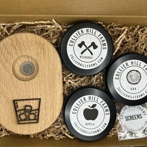 Personalized Cocktail Whiskey Smoker Kit - Wedding Gift Groom, Groomsmen, Father of the Groom, Father of the Bride, Gift for Husband