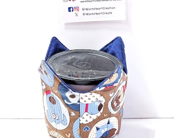 Doggies Pint Cozy, Cotton Ice Cream & Soup Cup Cozy