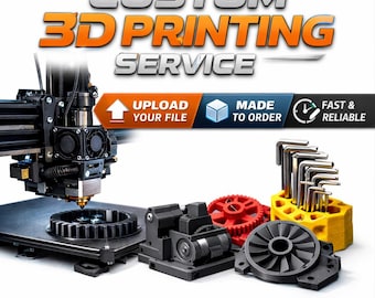 3D Printing Service | Workshop-Grade 3D Print | Clean Finish | Custom Colors & Sizes