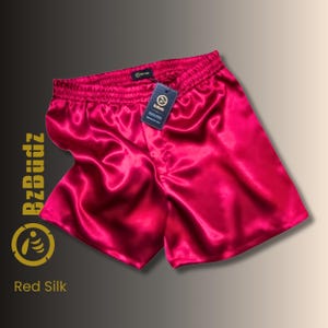 Mens satin valentines boxers deals