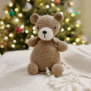 Crochet Teddy Bear Pattern, Amigurumi Bear Pattern, Crochet Bear Plushie Pattern
