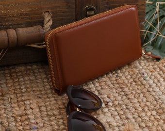 Leather wallet, Women's wallet, Women leather wallet, Wallet for women, Slim Leather wallet, Leather wallet purse, Gift for Mom